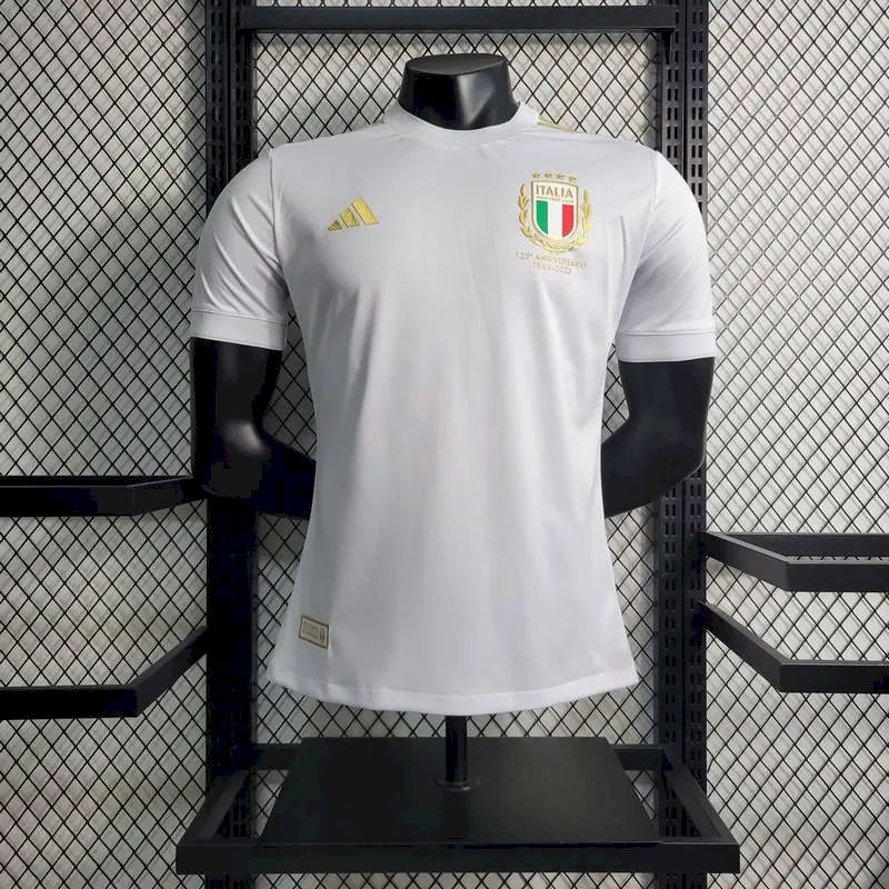 Mens Italy 2023/24 125th Anniversary Edition Jersey Player Version