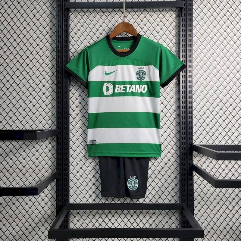 Kids Sporting CP 2023/24 Home Kit