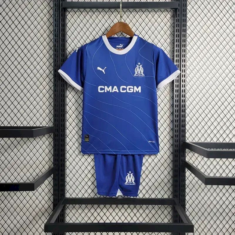 Kids Olympique Marseille 2023/24 Away Kit