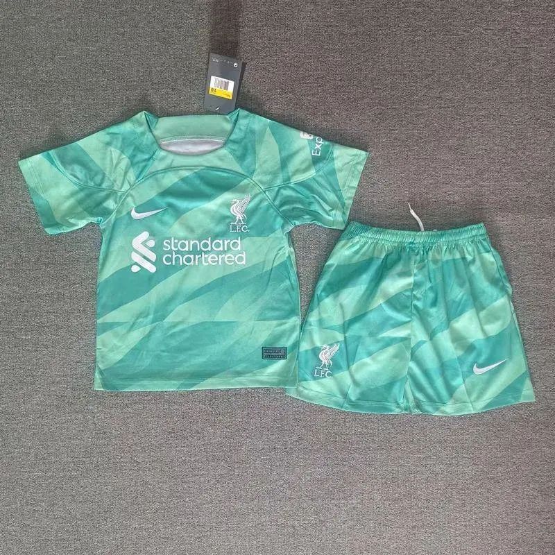 Kids Liverpool 2023/24 Goalkeeper Kit