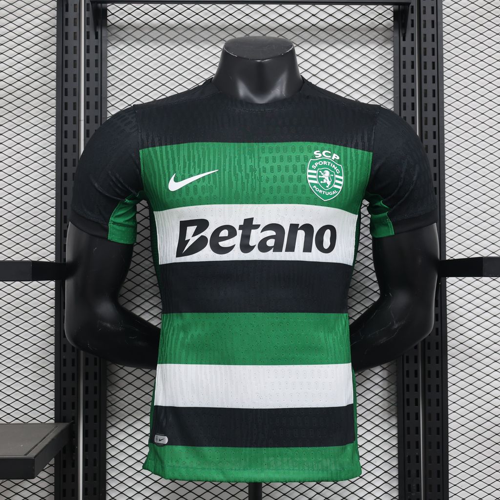 Mens Sporting CP 2024/25 Home Jersey Player Version