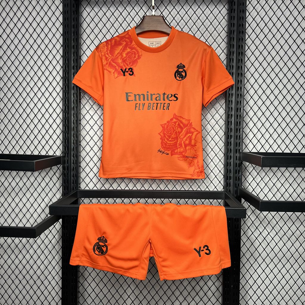 Kids Real Madrid 2024/25 Y-3 Rose Kit