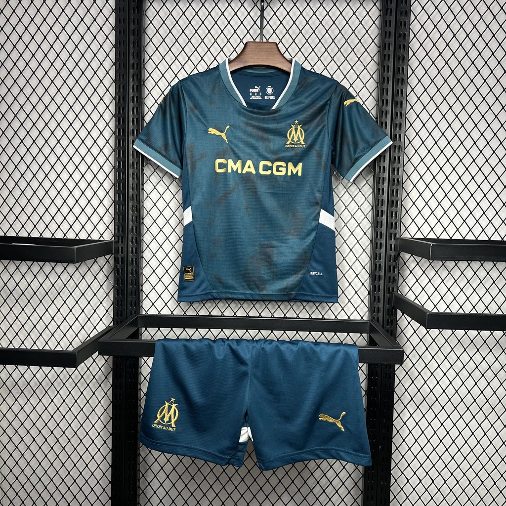 Kids Olympique Marseille 2024/25 Away Kit