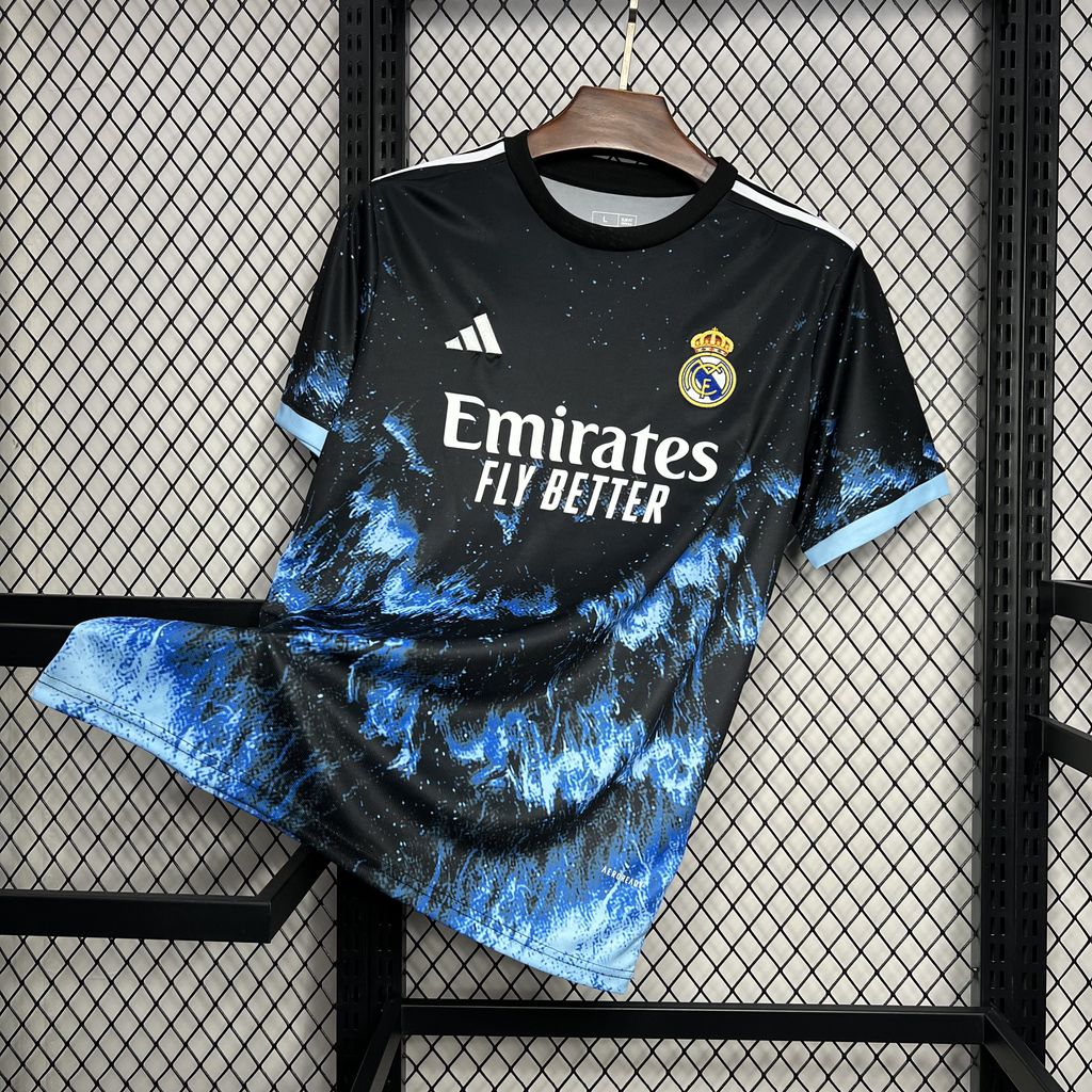 Mens Real Madrid 2024/25 Ocean Blue Jersey