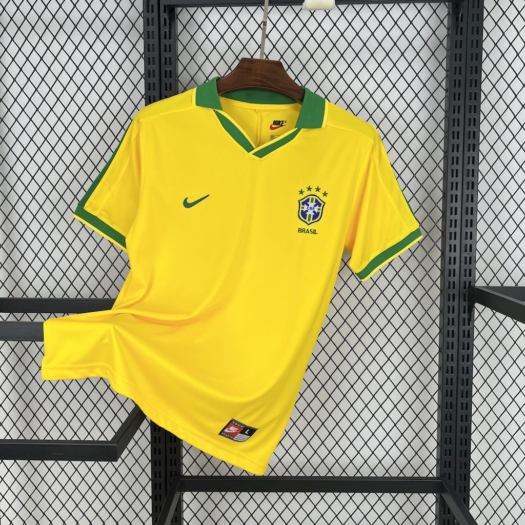 Retro Brazil 1997 Home Jersey