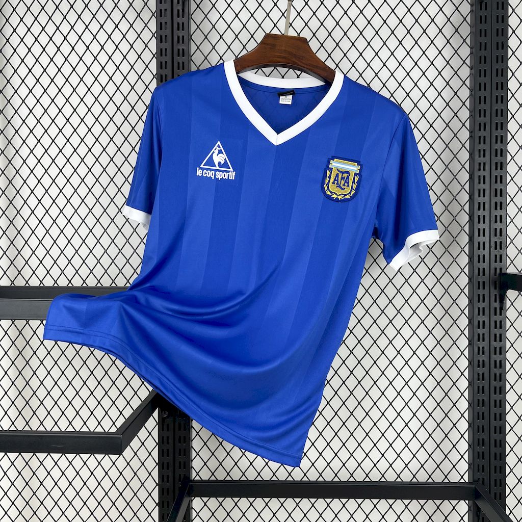 Retro Argentina 1986 Away Jersey