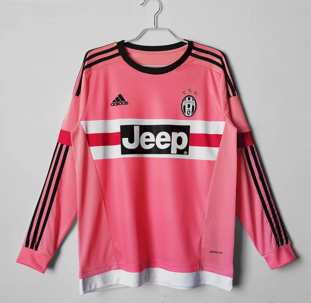Retro Juventus 2015/16 Away Long Sleeve Jersey