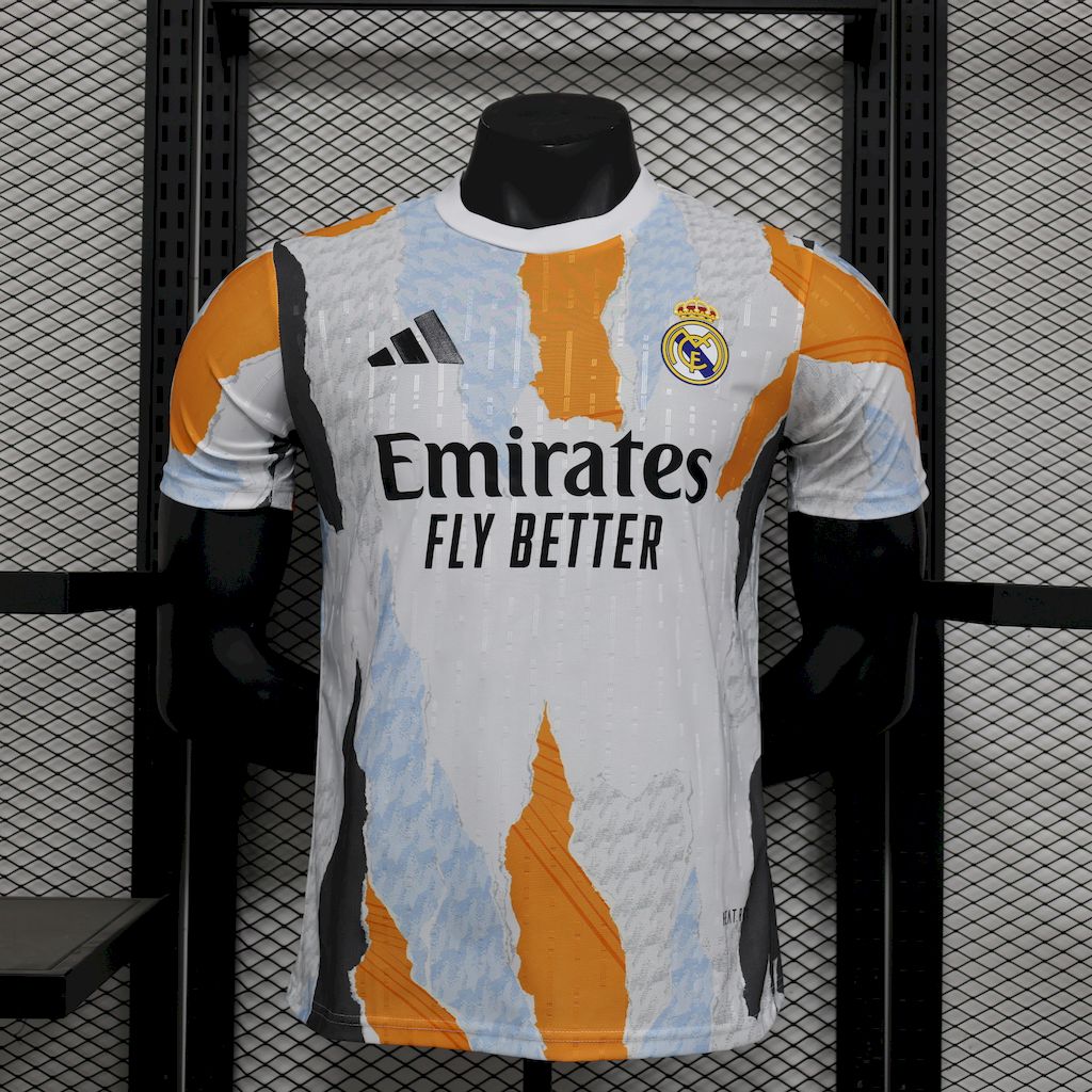 Mens Real Madrid 2024/25 Pre-Match Jersey Player Version