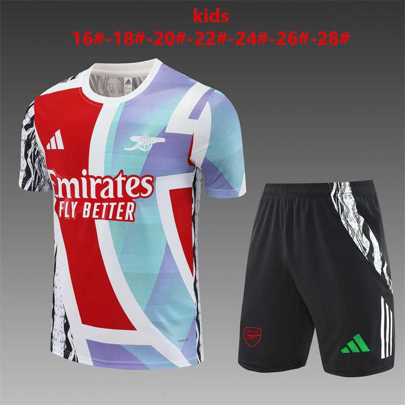 Unisex Arsenal 2024/25 Training Kids Jersey+Short 14001