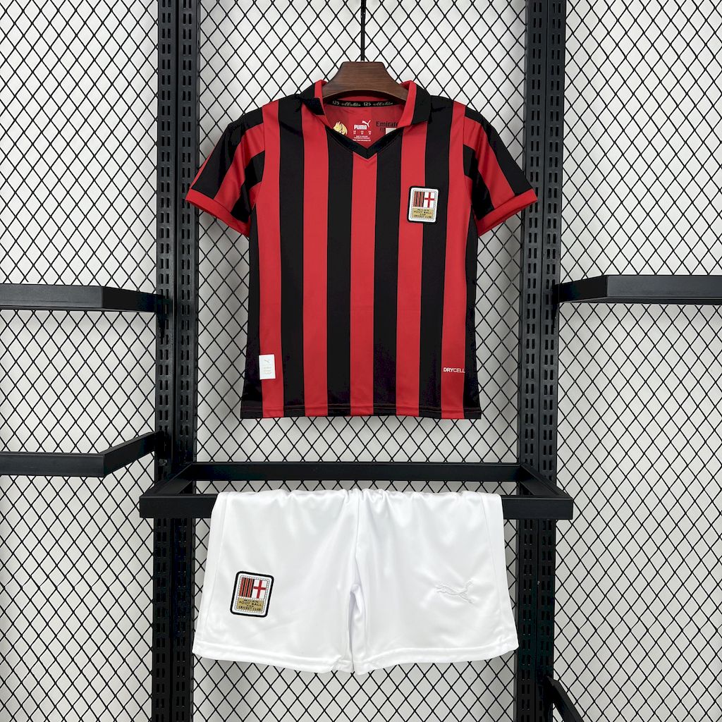 Kids AC Milan 2024/25 125th Anniversary Edition Kit