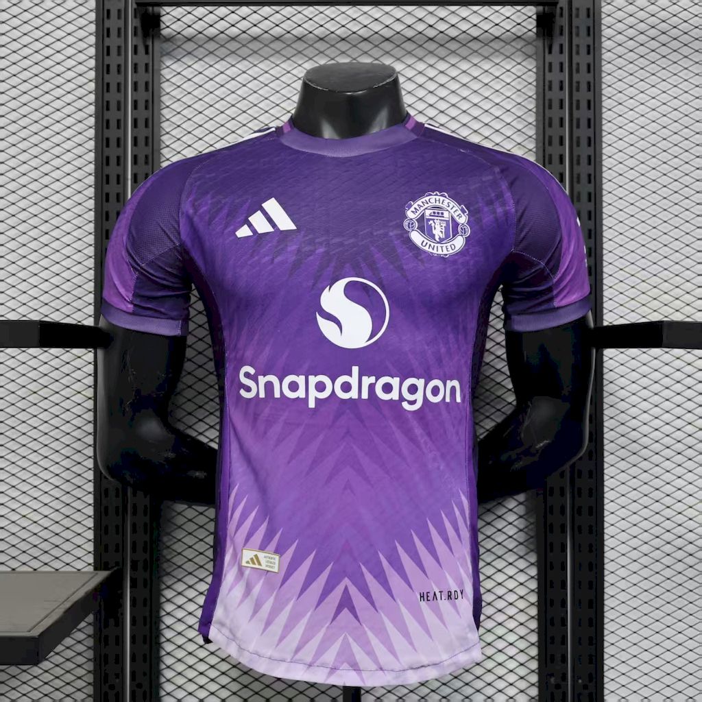 Mens Manchester United 2025/26 Purple Jersey Player Version
