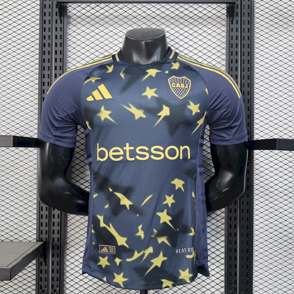 Mens Boca Juniors 2025/26 Third Jersey Player Version