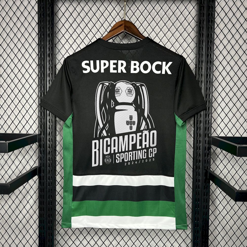 Mens Sporting CP 2024/25 Home Bicampeao Jersey