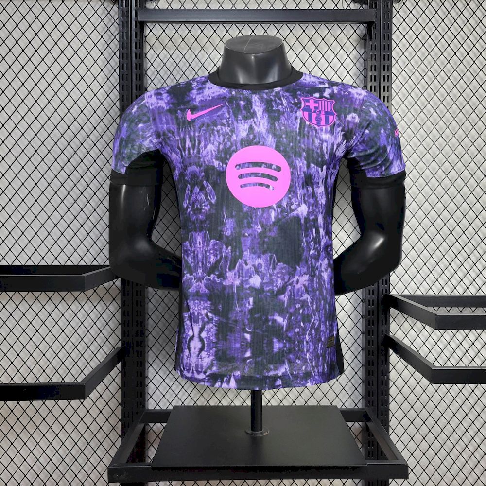 Mens Barcelona 2025/26 Purple Concept Edition Jersey Player Version