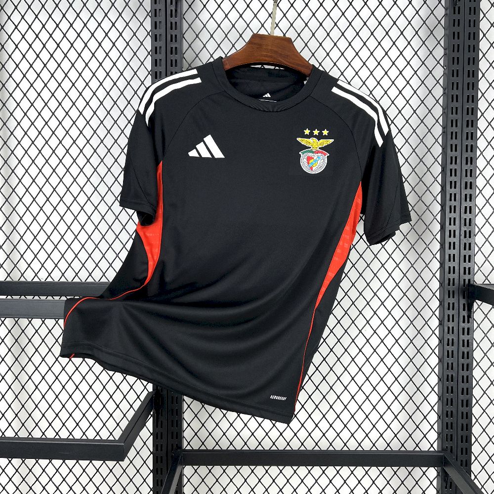 Mens Benfica 2025/26 Black Pre-Match Jersey