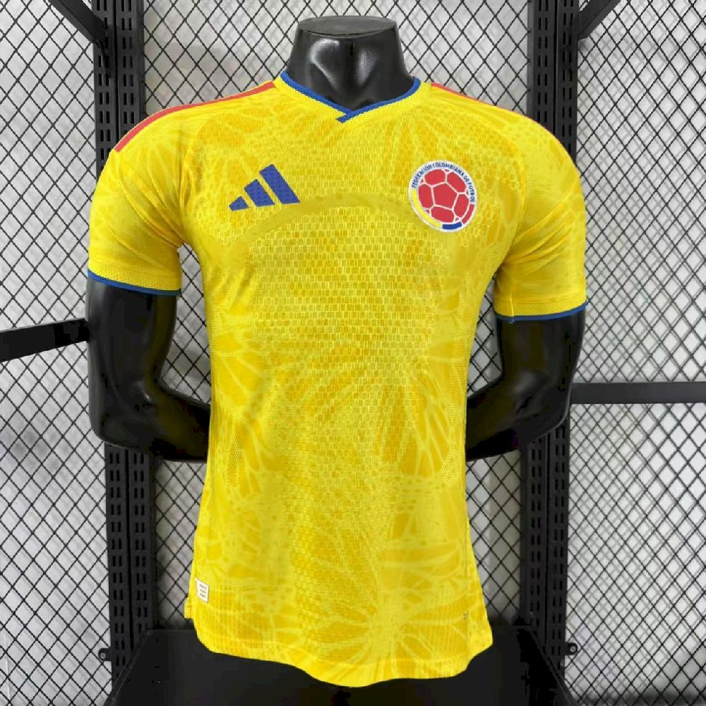 Mens Colombia 2025/26 Home Jersey Player Version
