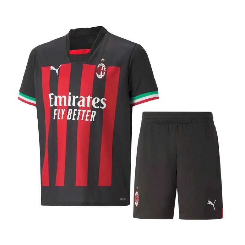 Kids AC Milan 2022/23 Home Kit