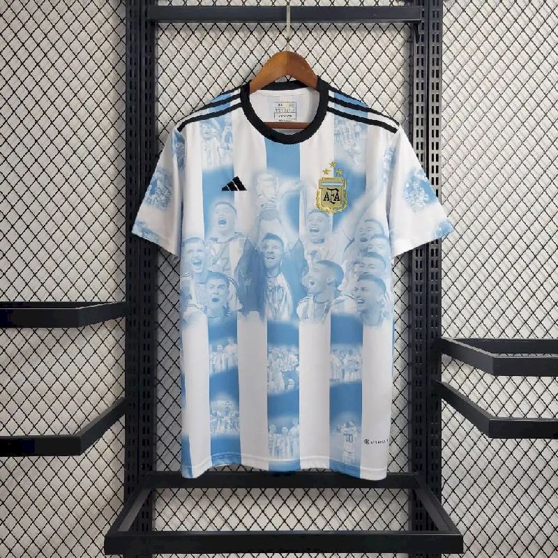 Mens Argentina 2022 Champion Commemorative Jersey