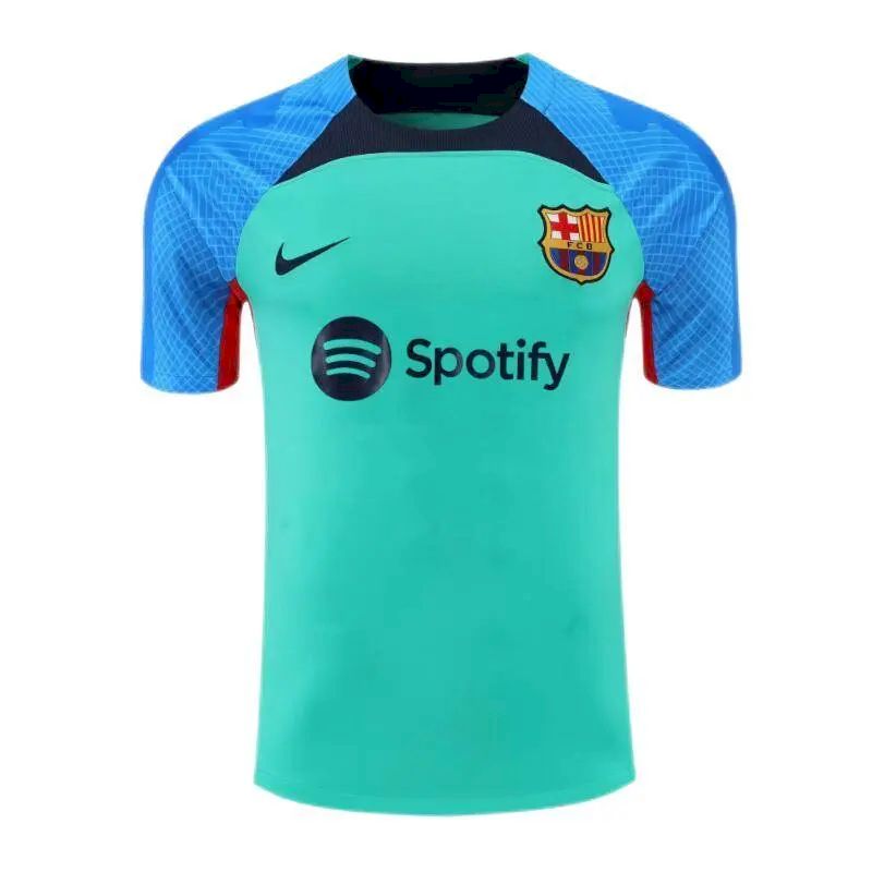 Mens Barcelona 2022/23 Pre-Match Green Jersey