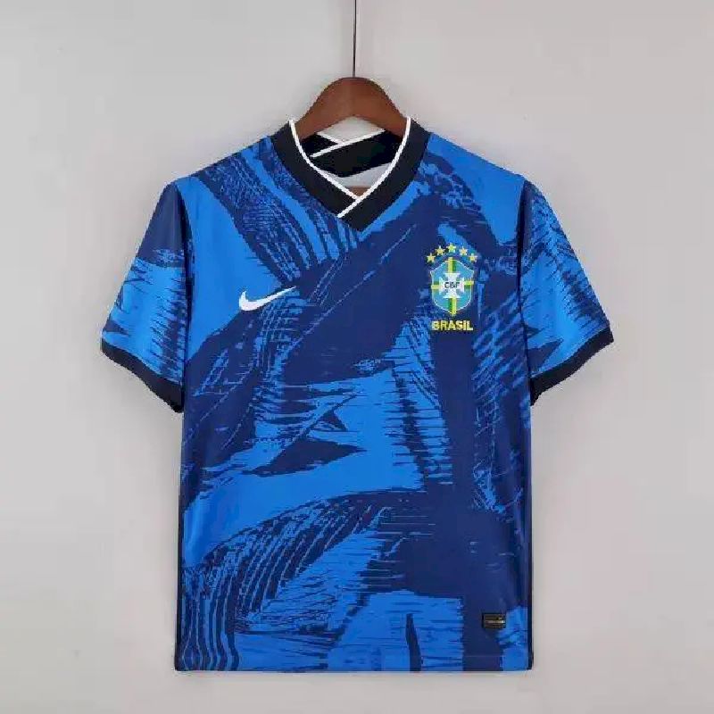 Mens Brazil 2022 Jersey - Blue