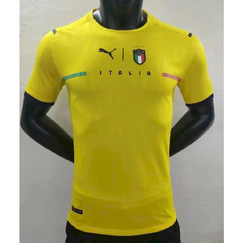 Mens Italy 2021/22 Goalkeeper Jersey Player Version