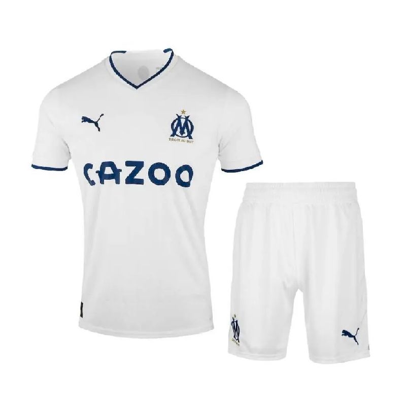 Kids Olympique Marseille 2022/23 Home Kit