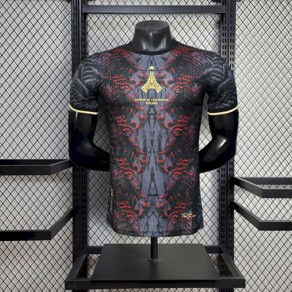 Mens Paris Saint-Germain 2025/26 Grey Jersey Player Version