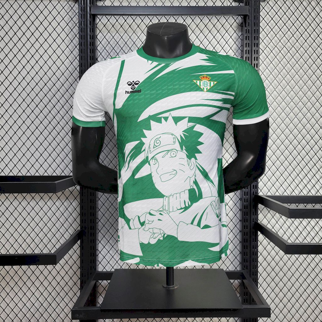 Mens Real Betis 2025/26 Hummel x Limited-edition Naruto Jersey Player Version