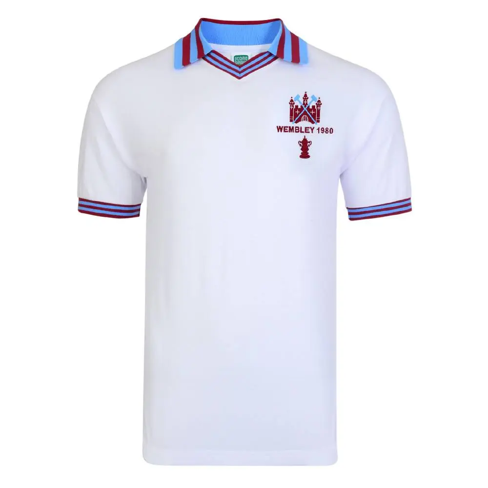 Retro West Ham United 1980 FA Cup Final Jersey